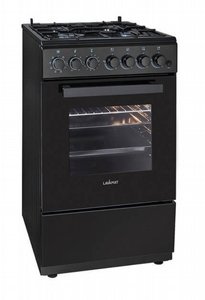 תנור גז משולב 50 ס"מ LAVAMAT LVO-F5060B בגימור שחור תנור גז משולב 50 ס"מ LAVAMAT LVO-F5060B בגימור שחור