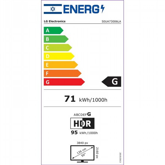 �������� ���� LG UHD AI UA73 4K 50 50UA73006LA