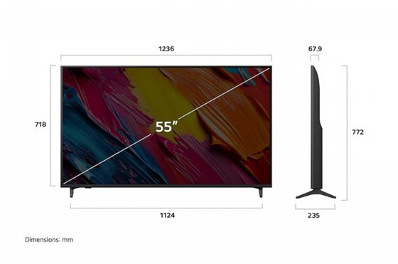 �������� ���� LG QNED AI QNED70 4K 55 55QNED70A6A