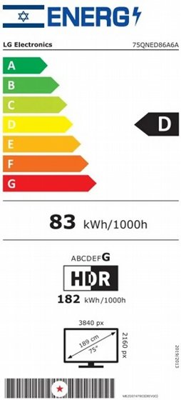 �������� ���� LG QNED86 evo AI MiniLED 4K 75 75QNED86A6A