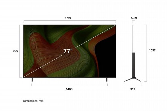 �������� ���� LG OLED AI B5 4K 120Hz 77 OLED77B56LA