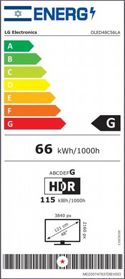 �������� ���� LG OLED evo AI C5 4K 48 OLED48C56LA