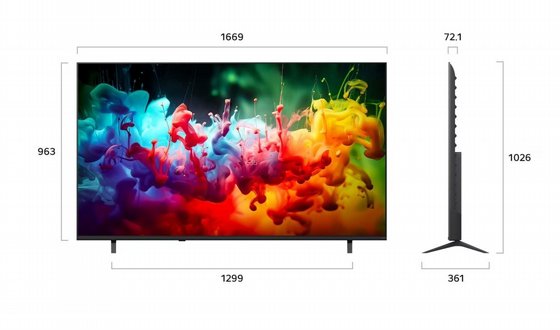 �������� ���� LG QNED AI Mini LED QNED70 4K 75 75QNED70B6T