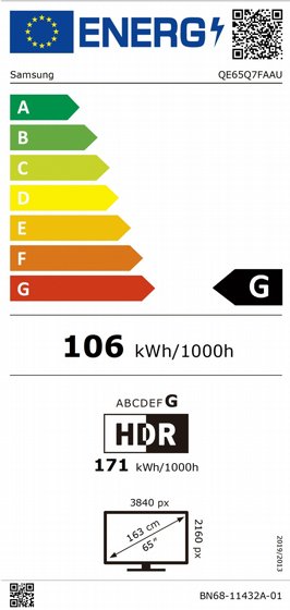 �������� ���� ������ QLED SAMSUNG 65 QE65Q7F