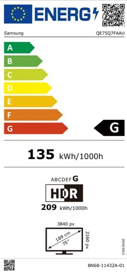�������� ���� ������ QLED SAMSUNG 75 QE75Q7F