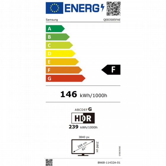 �������� ���� ������ OLED SAMSUNG 83 QE83S85F