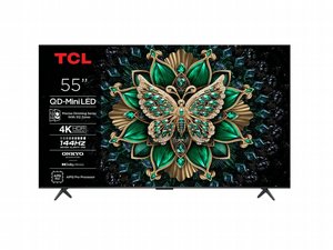 טלוויזיה חכמה TCL 55" Mini UHD QD-Mini Led Google TV 1000nit 55C6K טלוויזיה חכמה TCL 55" Mini UHD QD-Mini Led Google TV 1000nit 55C6K
