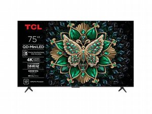 טלוויזיה חכמה TCL 75" Mini UHD QD-Mini Led Google TV 1000nit 75C6K טלוויזיה חכמה TCL 75" Mini UHD QD-Mini Led Google TV 1000nit 75C6K