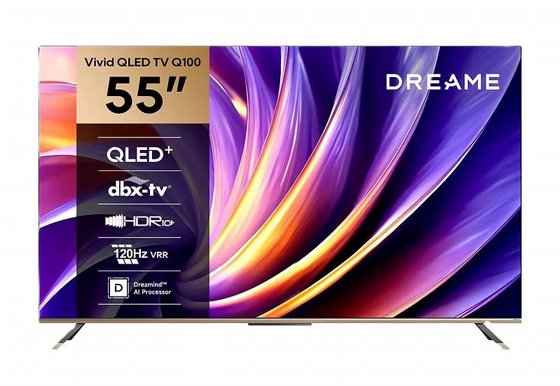 �������� ���� DREAME VIVID QLED 4K TV 55 55Q100