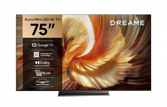 �������� ���� DREAME Aura Mini LED 4K TV 75 75S100
