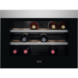 מקרר יין אינטגרלי AEG דגם KWK884520M בקיבולת 18 בקבוקים בקרת טמפרטורה כפולה ועיצוב מובנה יוקרתי מקרר יין אינטגרלי AEG דגם KWK884520M בקיבולת 18 בקבוקים בקרת טמפרטורה כפולה ועיצוב מובנה יוקרתי