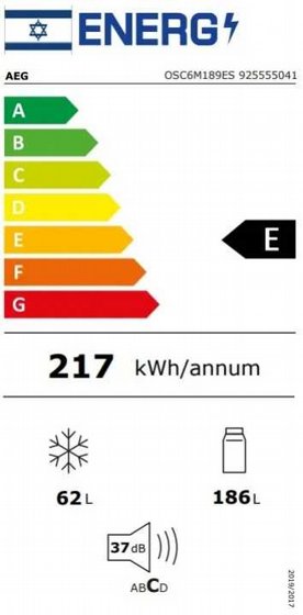 ���� �������� �� ����� ����� AEG ��� OSC6M189ES �� ����� TwinTech No Frost ������ �� ����� ����� ����� ���