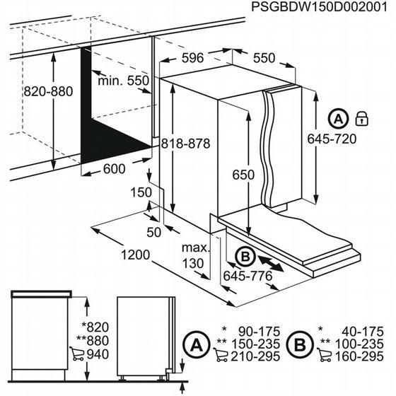 ���� ���� �������� ��� AEG ��� FSB52917Z ������� 14 ������ ���� �� AirDry ������ ���� ����� �������� ���