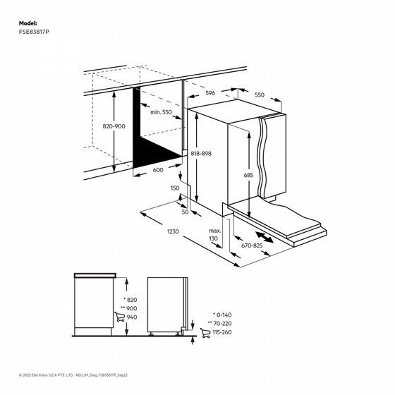 ���� ���� AEG FSE83817P �������� ��� ���� 9000 Timebeam