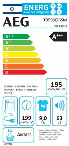 ����� ����� ���� AEG T9596OBSM ���� 9000 9 �"� HeatPump
