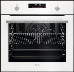 תנור בנוי פירוליטי AEG דגם BPE255636W בנפח 71 ליטר בגוון לבן עם ניקוי עצמי מסילות טלסקופיות ותא גדול לבישול אחיד תנור בנוי פירוליטי AEG דגם BPE255636W בנפח 71 ליטר בגוון לבן עם ניקוי עצמי מסילות טלסקופיות ותא גדול לבישול אחיד