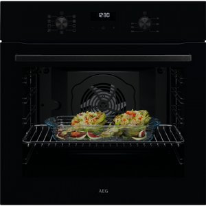 תנור בנוי AEG דגם ABU51229B בנפח 71 ליטר בצבע שחור מצב שבת ומסילות טלסקופיות תנור בנוי AEG דגם ABU51229B בנפח 71 ליטר בצבע שחור מצב שבת ומסילות טלסקופיות