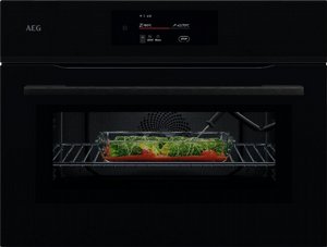 תנור משולב מיקרוגל AEG דגם ACK81701B מסדרת S8000 בעיצוב זכוכית שחורה חיבור Wi-Fi ותפקוד חימום מדויק תנור משולב מיקרוגל AEG דגם ACK81701B מסדרת S8000 בעיצוב זכוכית שחורה חיבור Wi-Fi ותפקוד חימום מדויק