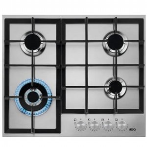 כיריים גז AEG דגם HGB64320SM בעיצוב נירוסטה, רוחב 60 ס״מ, 9 דרגות חום וגרילים יצוקים כיריים גז AEG דגם HGB64320SM בעיצוב נירוסטה, רוחב 60 ס״מ, 9 דרגות חום וגרילים יצוקים