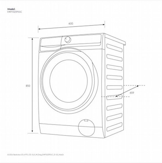 ����� ����� ��� ���� ���������� EWF1023P5SC UltimateCare 500 10 �"� 1200 ��"� Full Wash 45 Sanitise ����