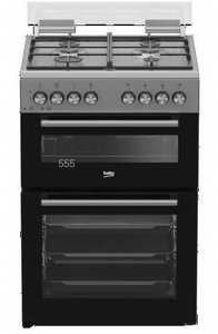 תנור דו תאי משולב גז 60 ס"מ BEKO KFDM6126BX נירוסטה 110 ליטר תנור דו תאי משולב גז 60 ס"מ BEKO KFDM6126BX נירוסטה 110 ליטר