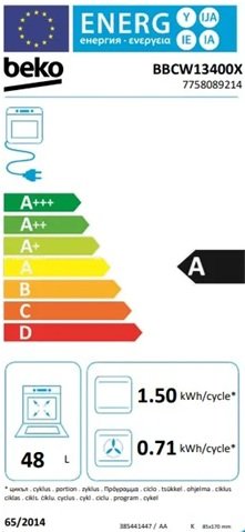 ������� ���� ����� ����� BEKO BBCW13400X ������ �������