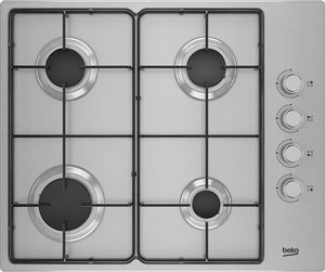 כיריים גז 60 ס"מ BEKO HIGG64124SX בגימור נירוסטה כיריים גז 60 ס"מ BEKO HIGG64124SX בגימור נירוסטה