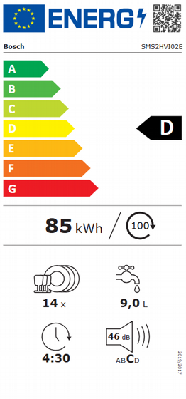 ���� ���� ��� BOSCH SMS2HVI02E ������� 3 ������ ����� �����