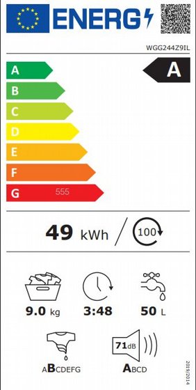 ����� ����� BOSCH WGG244Z9IL ��� 9 �"� 1400 ��"� ����� A ����� ����