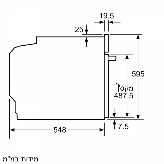 ���� ���� ����� iQ500 ��� HB237GBB3, 71 ����, ���� Deep Black Inox, 60 �"�