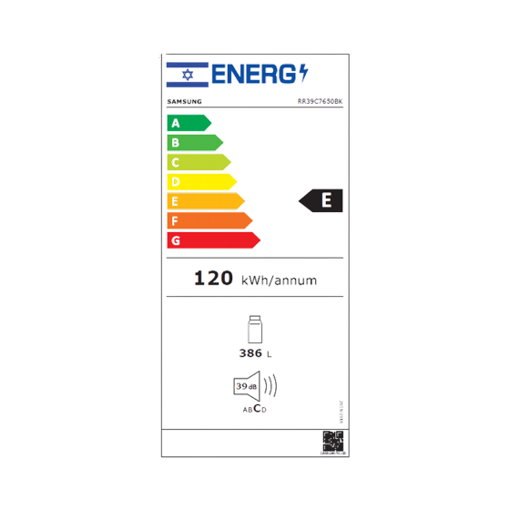 ���� ��� ��� ����� BESPOKE ������ SAMSUNG RR39C7650-WH ������ ������ ��� ����� 386 ����