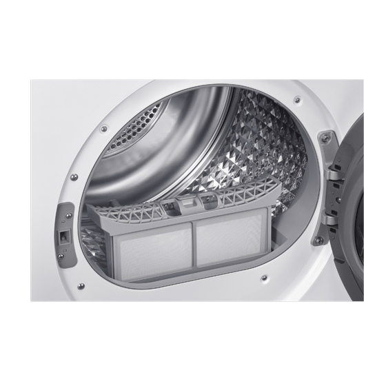 ����� ����� SAMSUNG ��� DV90DG52A0AE ������ ���� 9 �"�, HeatPump