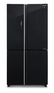 מקרר שארפ Sharp ארבע דלתות 572 ליטר דגם SJ-8960-BK בגימור זכוכית שחורה כולל התקן שבת מהדרין מקרר שארפ Sharp ארבע דלתות 572 ליטר דגם SJ-8960-BK בגימור זכוכית שחורה כולל התקן שבת מהדרין