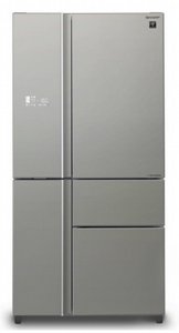 מקרר שארפ Sharp חמש דלתות 668 ליטר דגם SJ-9733 בגימור זכוכית סילבר מטאלי כולל התקן שבת מהדרין מקרר שארפ Sharp חמש דלתות 668 ליטר דגם SJ-9733 בגימור זכוכית סילבר מטאלי כולל התקן שבת מהדרין