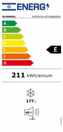 ����� ������� Blomberg ���� 164 ���� ��� FNT9557W �� 5 ��� ����� ������ ��� - No-Frost