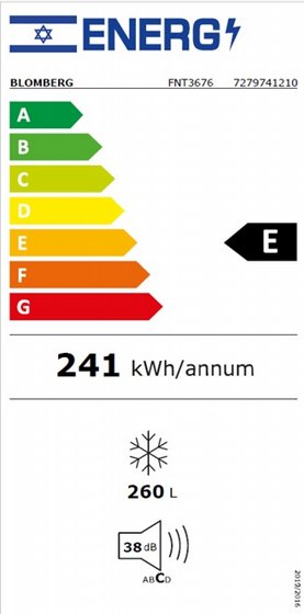����� ������� Blomberg ���� 260 ���� ��� FNT3676X �� 7 ��� ����� ������ ������� - No-Frost