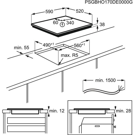������ ������� ����� Zanussi ���� 60 �"� ��� ZHRN641K ������ ������ �����