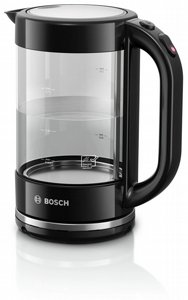 קומקום פרימיום בוש Bosch דגם TWK70B03 בשילוב זכוכית עמידה בחום וגימור שחור קומקום פרימיום בוש Bosch דגם TWK70B03 בשילוב זכוכית עמידה בחום וגימור שחור