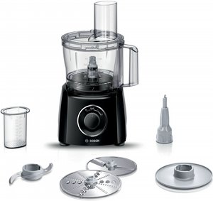 מעבד מזון קומפקטי בוש Bosch דגם MCM3101B מסדרת MultiTalent 3 בגימור שחור מעבד מזון קומפקטי בוש Bosch דגם MCM3101B מסדרת MultiTalent 3 בגימור שחור