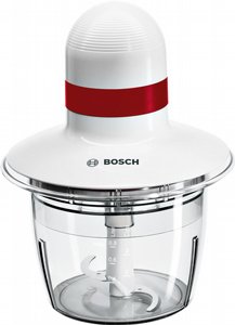 קוצץ מזון חשמלי בוש Bosch דגם MMRP1000 לעיבוד מהיר בגימור לבן – 400W קוצץ מזון חשמלי בוש Bosch דגם MMRP1000 לעיבוד מהיר בגימור לבן – 400W